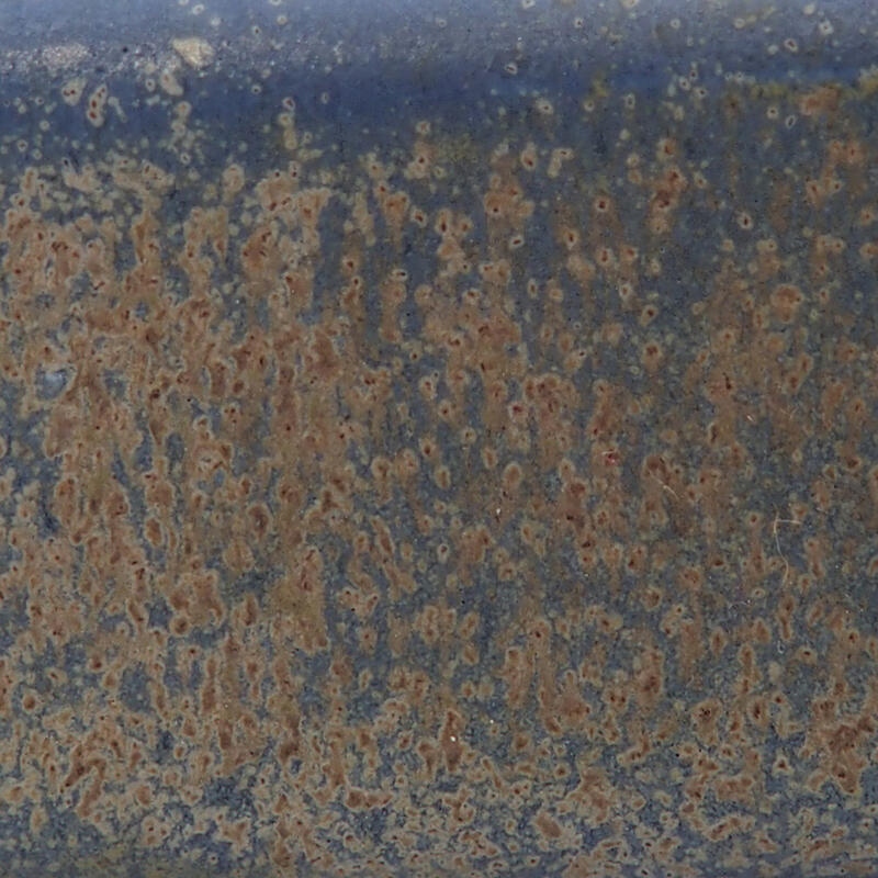 Bonsaischale aus Keramik 7 x 7 x 3 cm, Farbe blau