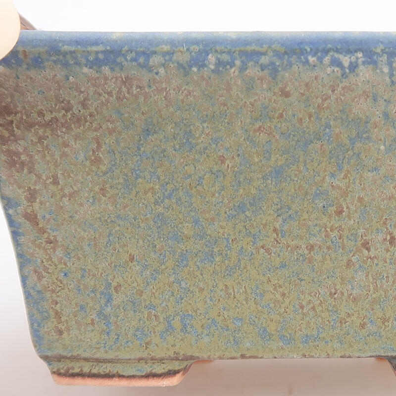Bonsaischale aus Keramik 8,5 x 6 x 4 cm, Farbe blau