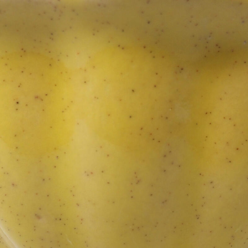 Bonsaischale aus Keramik 8,5 x 8,5 x 4,5 cm, gelb