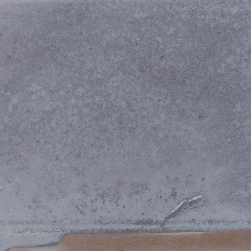 Bonsaischale aus Keramik 8,5 x 8,5 x 5 cm, grau