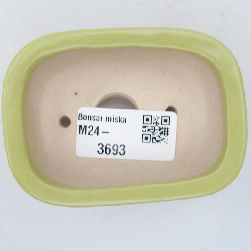 Bonsaischale aus Keramik 8 x 6 x 3 cm, grün