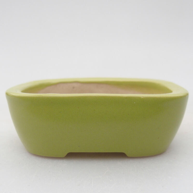 Bonsaischale aus Keramik 8 x 6 x 3 cm, grün