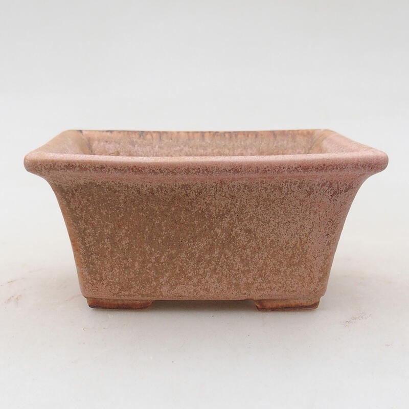 Bonsaischale aus Keramik 8 x 6 x 4 cm, rosa