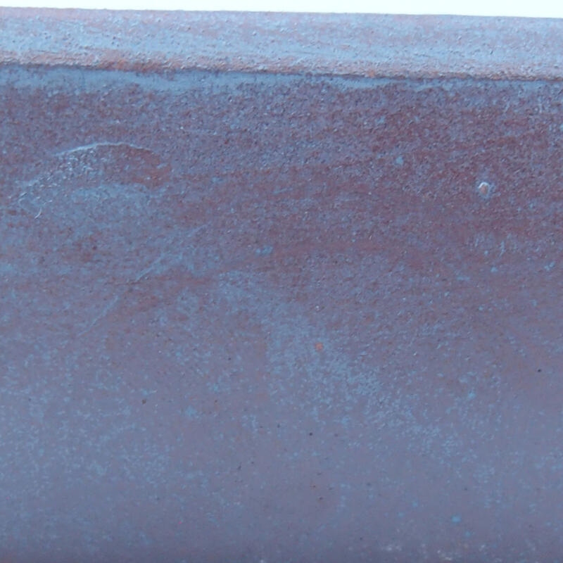 Bonsaischale aus Keramik 8 x 7 x 3 cm, metallfarben