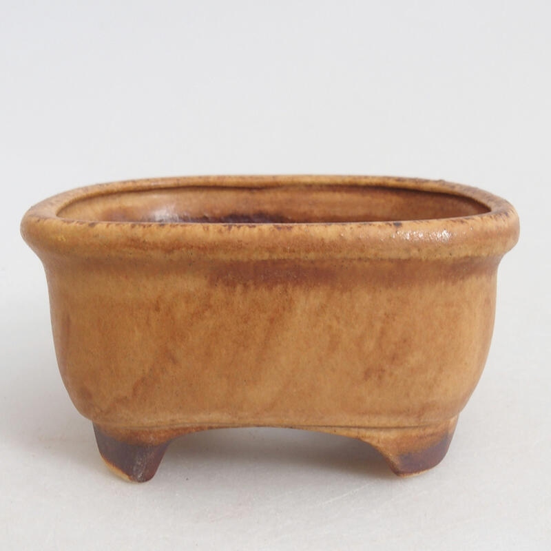 Bonsaischale aus Keramik 8 x 7 x 4,5 cm, rosa