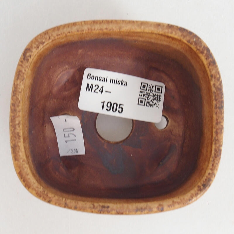 Bonsaischale aus Keramik 8 x 7 x 4,5 cm, rosa