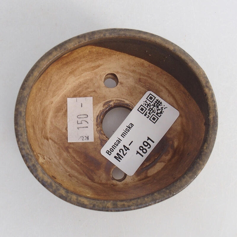 Bonsaischale aus Keramik 8 x 7 x 4 cm, braun