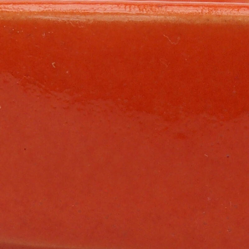 Bonsaischale aus Keramik 9,5 x 8,5 x 3 cm, orange