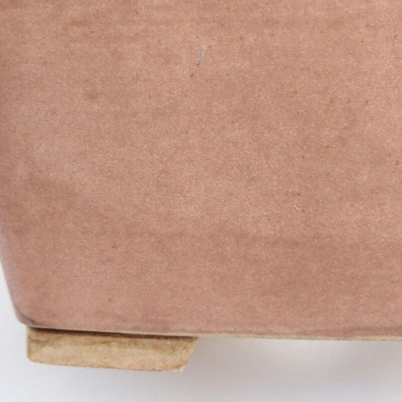 Bonsaischale aus Keramik 9,5 x 9,5 x 6,5 cm, rosa