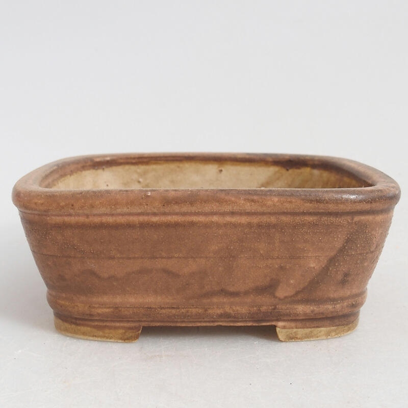 Bonsaischale aus Keramik 9 x 8 x 3,5 cm, rosa