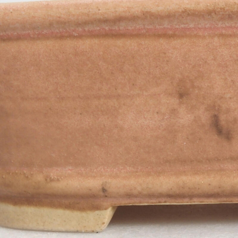 Bonsaischale aus Keramik 9 x 8 x 3,5 cm, rosa