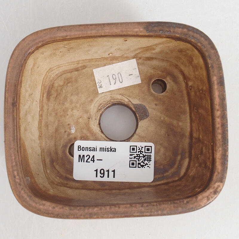 Bonsaischale aus Keramik 9 x 8 x 3,5 cm, rosa