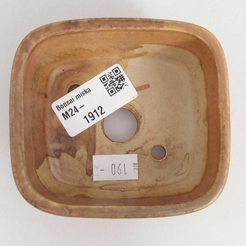 Bonsaischale aus Keramik 9 x 8 x 3,5 cm, rosa