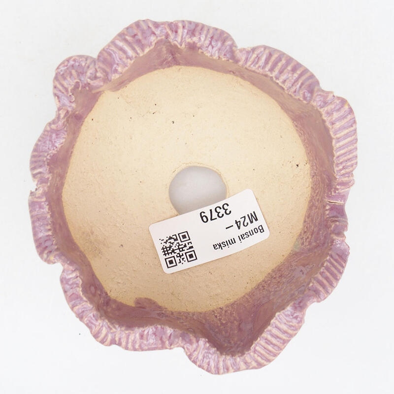 Keramikschale 10 x 9,5 x 6,5 cm , Farbe lila