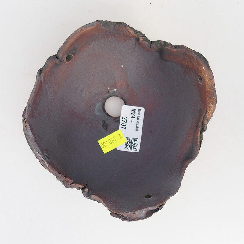 Keramikschale 13 x 13 x 8 cm , Farbe grün