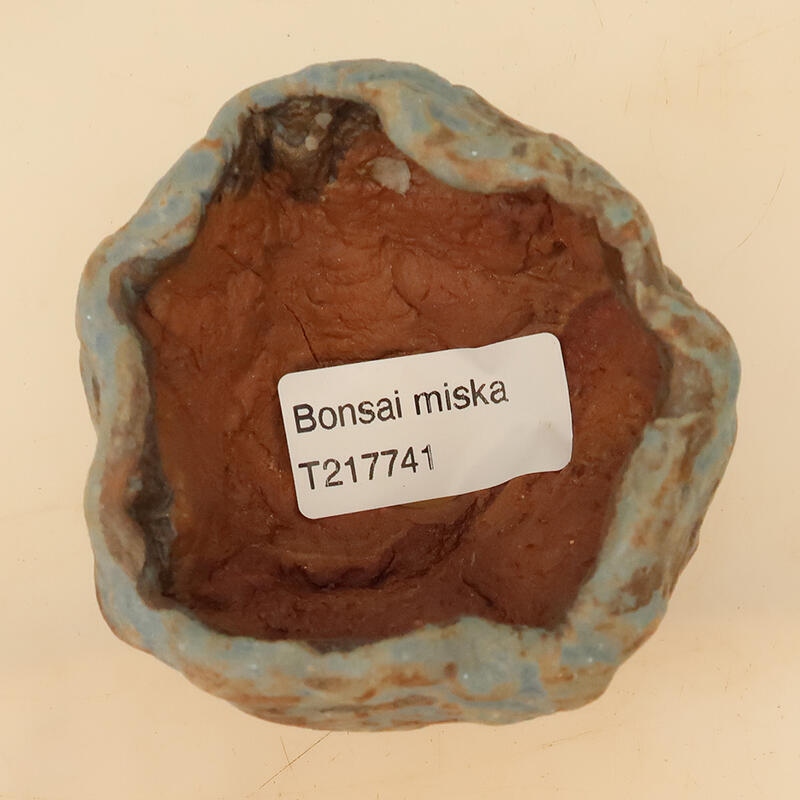 Keramikschale 4,5 x 4,5 x 7 cm , Farbe blau