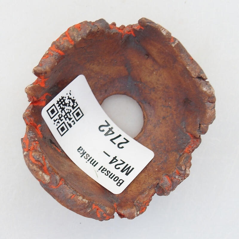 Keramikschale 5,5 x 5,5 x 3 cm , Farbe orange