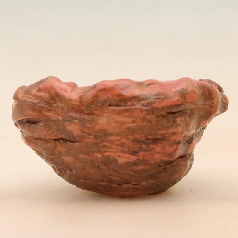 Keramische Muschel 5 x 5 x 6 cm , Farbe rosa