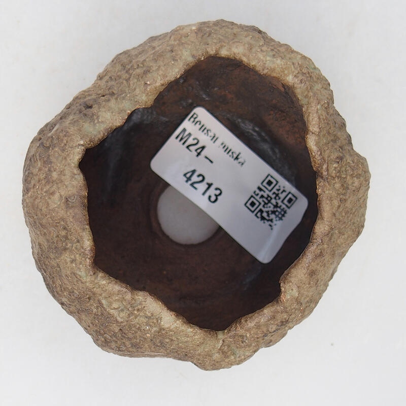 Keramikschale 6,5 x 6,5 x 5,5 cm , Farbe beige