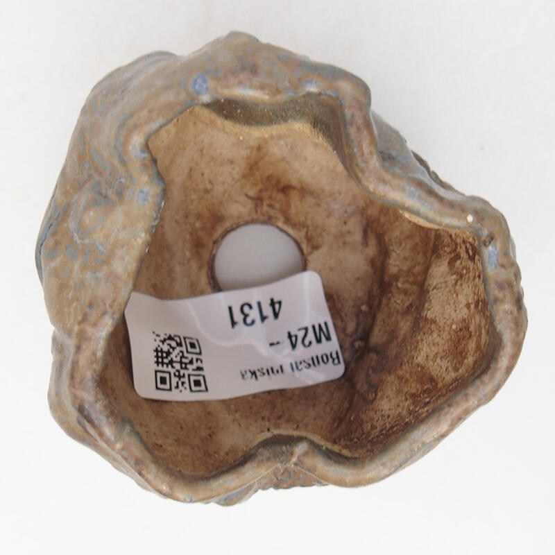 Keramikschale 6,5 x 6,5 x 5 cm , Farbe blau