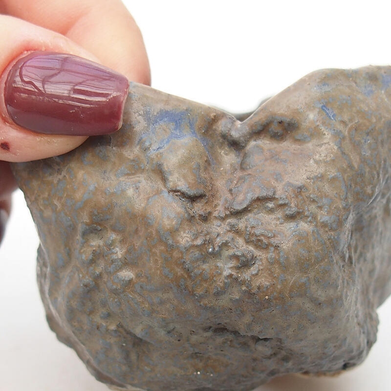 Keramikschale 6,5 x 6,5 x 5 cm , Farbe blau