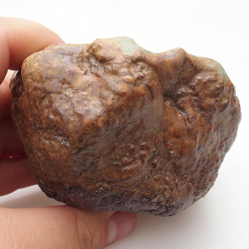 Keramikschale 6 x 5 x 5,5 cm , Farbe grün-braun