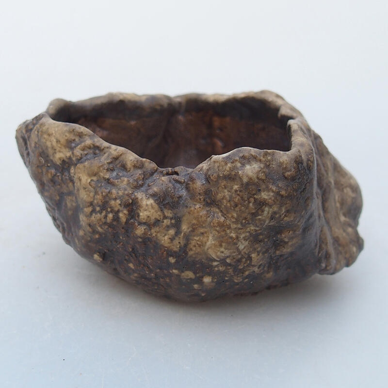 Keramikschale 6 x 6 x 4,5 cm , Farbe beige