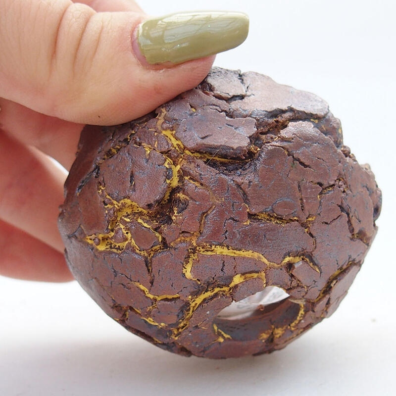 Keramikschale 6 x 6 x 4 cm , gelb