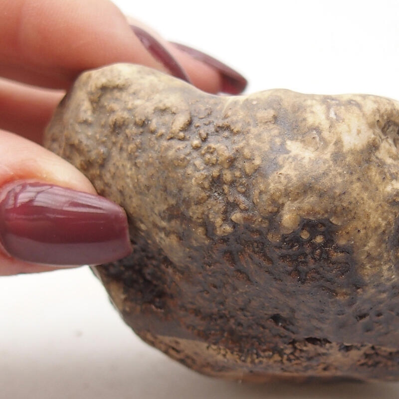 Keramikschale 7,5 x 6,5 x 4,5 cm , Farbe braun