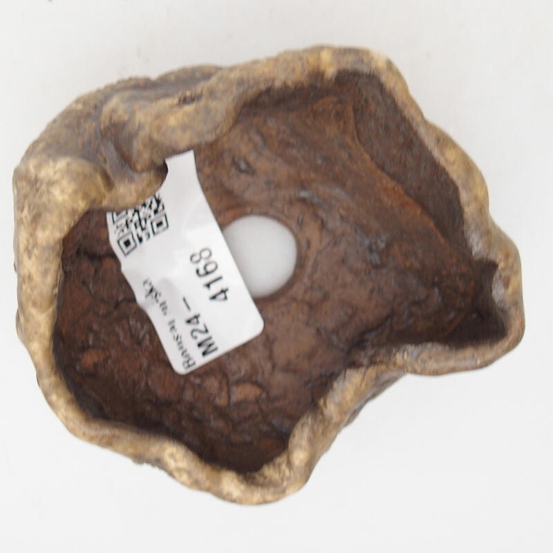 Keramikschale 7,5 x 6,5 x 4,5 cm , Farbe braun