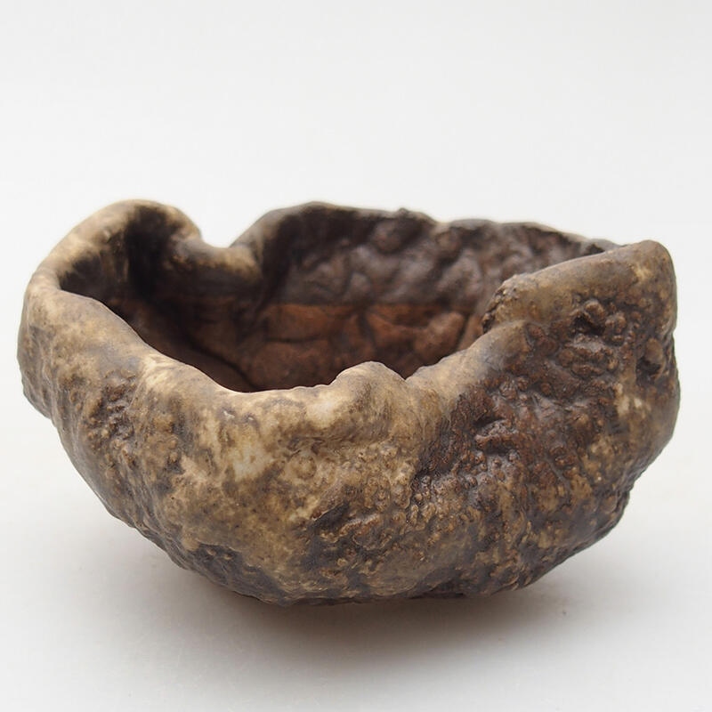 Keramikschale 7,5 x 6,5 x 4,5 cm , Farbe braun