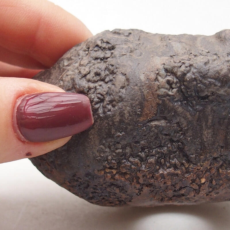 Keramikschale 7,5 x 6,5 x 5,5 cm , Farbe braun