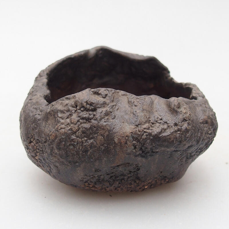 Keramikschale 7,5 x 6,5 x 5,5 cm , Farbe braun