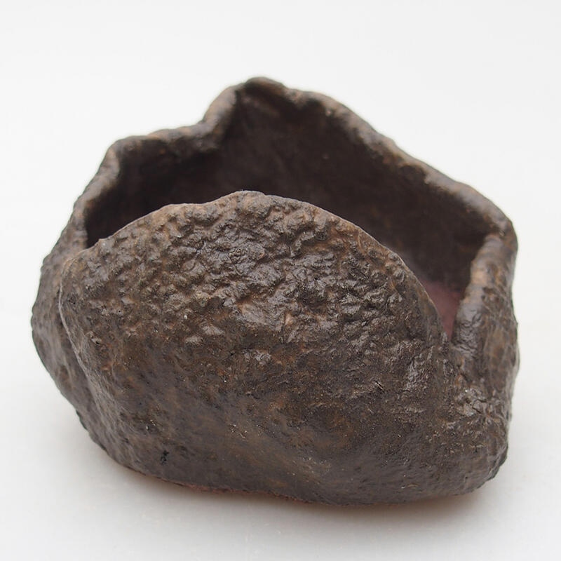 Keramische Schale 7,5 x 7,5 x 6 cm , Farbe braun