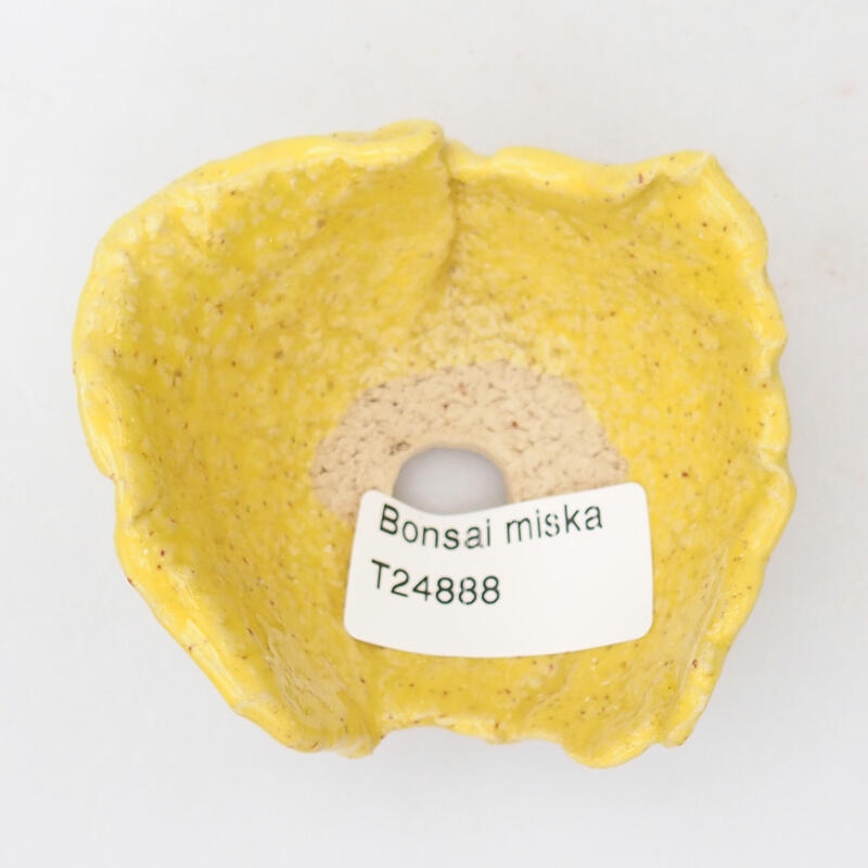 Keramikschale 7,5 x 7 x 4 cm , Farbe gelb