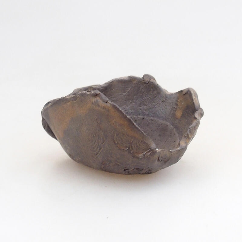 Keramikschale 7,5 x 7 x 5 cm , Farbe braun