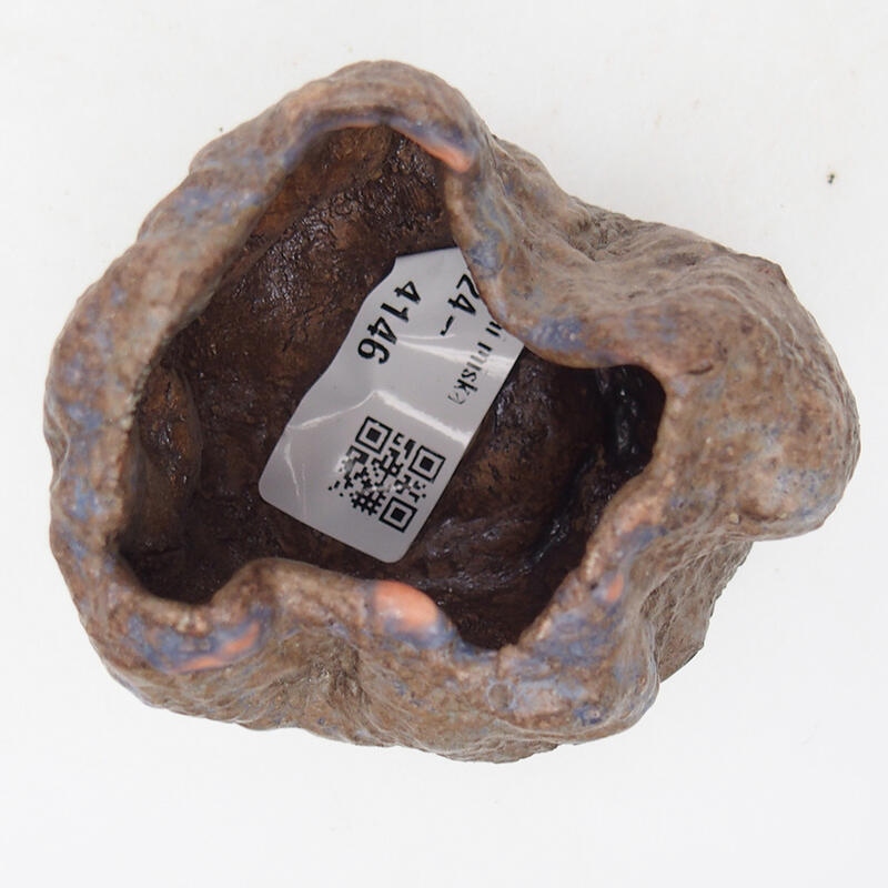 Keramikschale 7 x 4,5 x 6 cm , Farbe braun