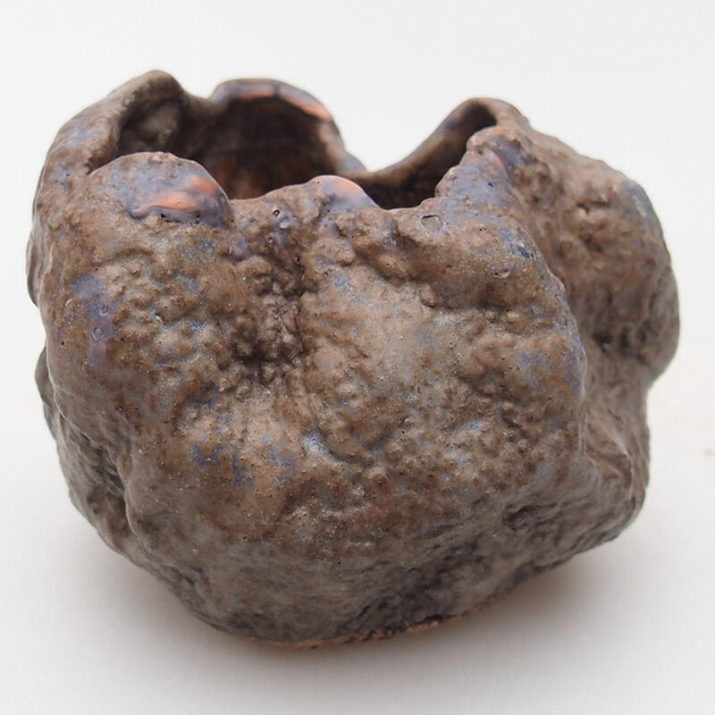 Keramikschale 7 x 4,5 x 6 cm , Farbe braun