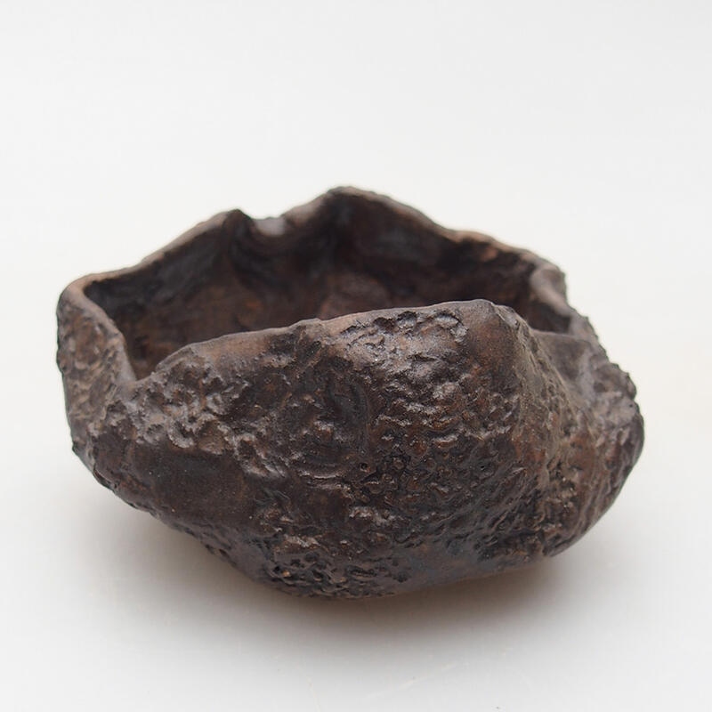 Keramikschale 7 x 6,5 x 4 cm , Farbe braun