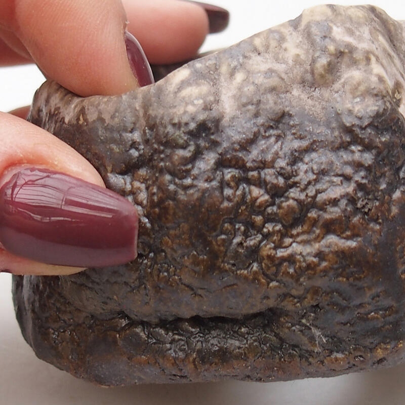 Keramikschale 7 x 6,5 x 4 cm , Farbe braun