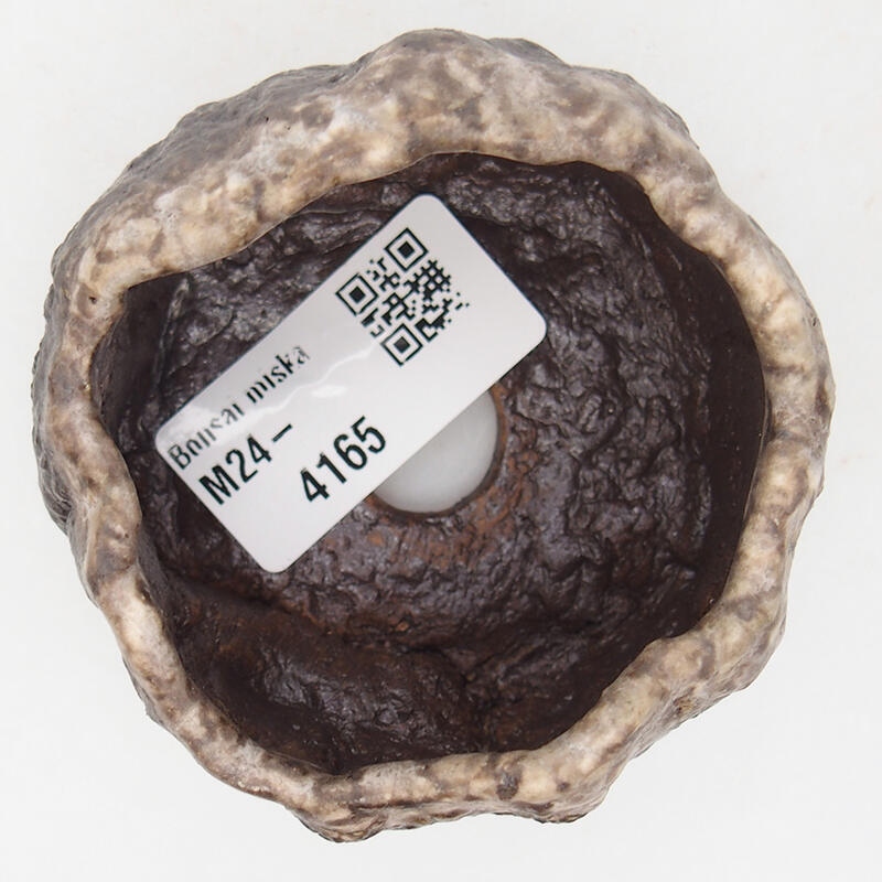 Keramikschale 7 x 6,5 x 4 cm , Farbe braun