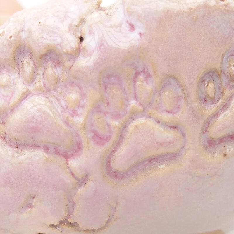 Keramikschale 7 x 6,5 x 4 cm , Farbe rosa