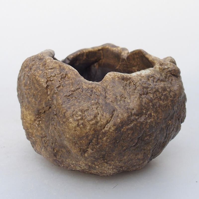 Keramikschale 7 x 6 x 5,5 cm , Farbe beige