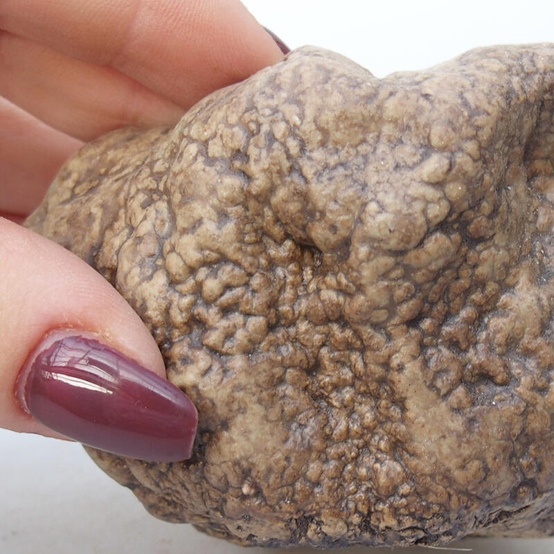 Keramische Schale 8,5 x 6,5 x 6 cm , Farbe beige