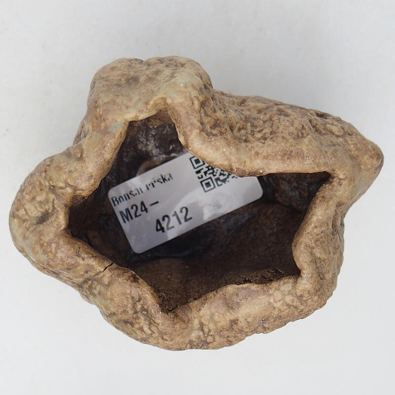 Keramische Schale 8,5 x 6,5 x 6 cm , Farbe beige