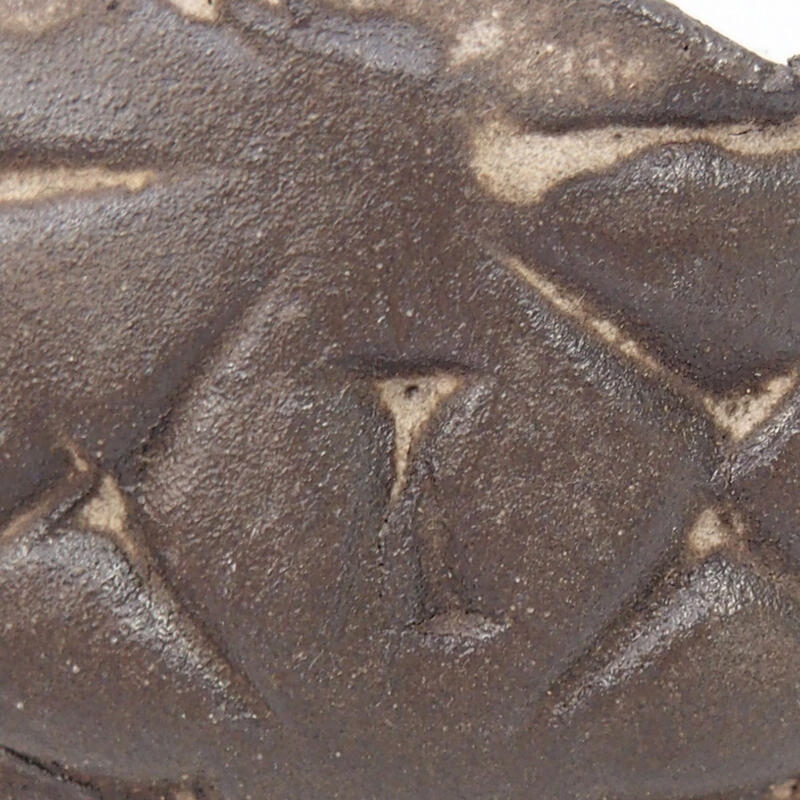 Keramische Schale 8,5 x 8,5 x 4 cm , Farbe braun