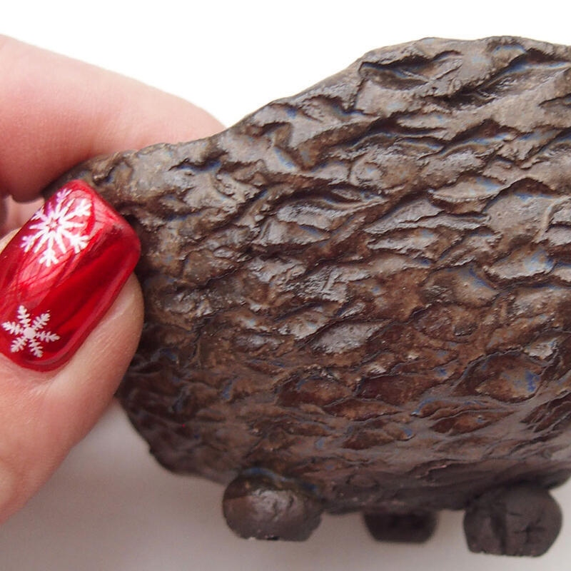 Keramikschale 8,5 x 8,5 x 6 cm , Farbe blau