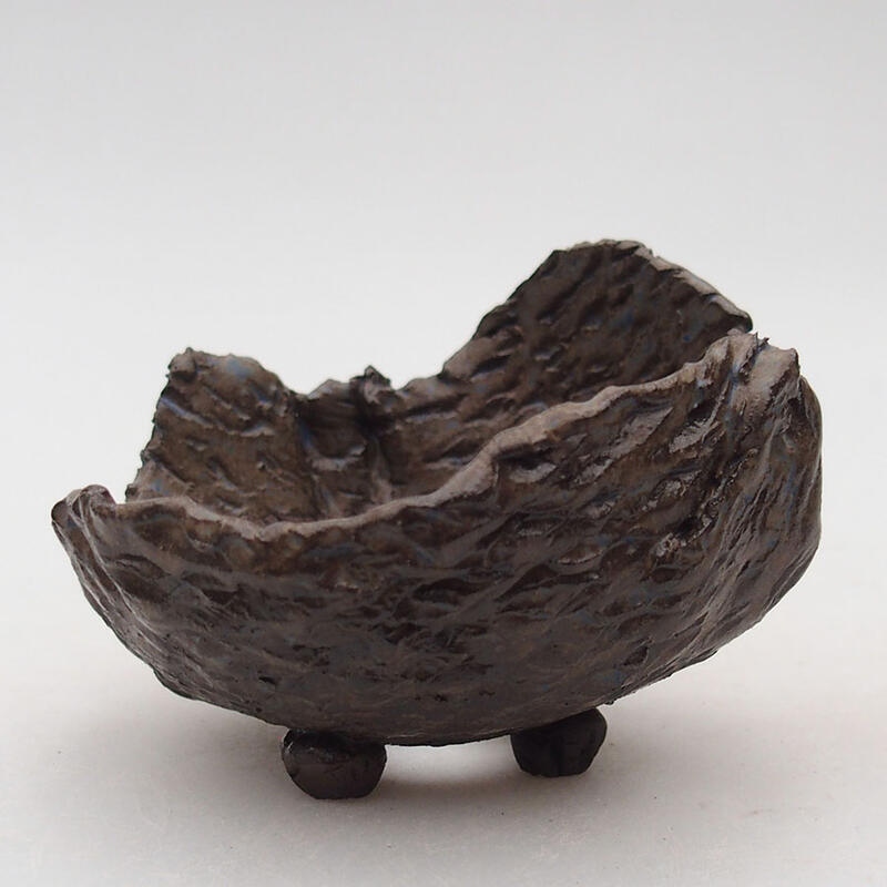 Keramikschale 8,5 x 8,5 x 6 cm , Farbe blau