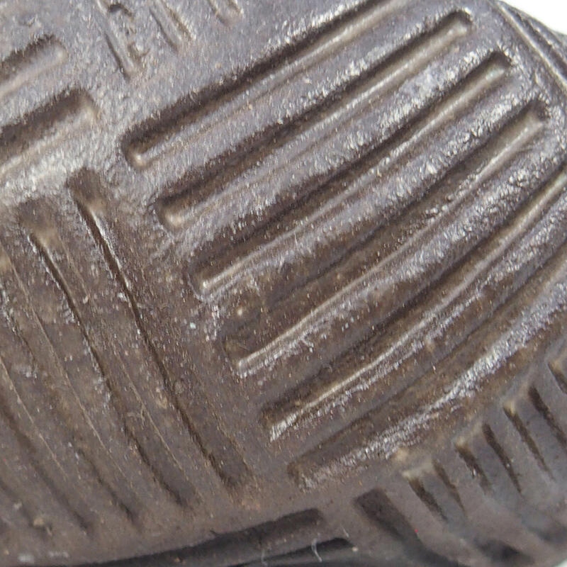 Keramikschale 8,5 x 8 x 4 cm , Farbe braun