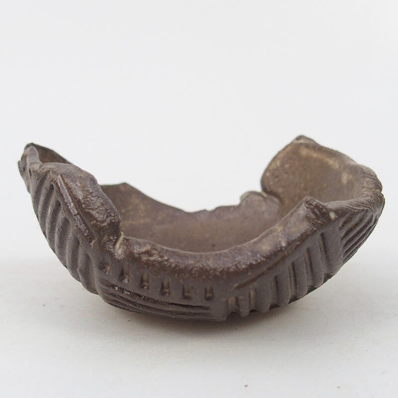 Keramikschale 8,5 x 8 x 4 cm , Farbe braun